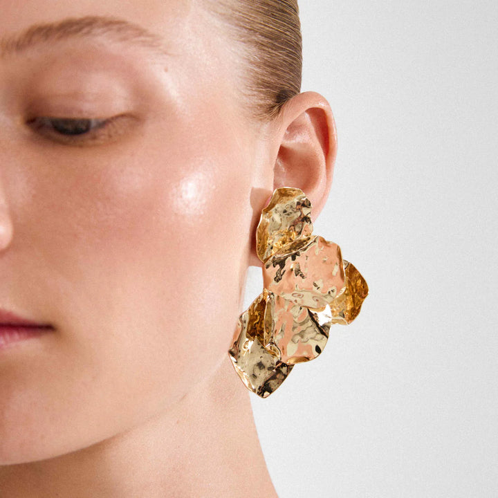 PILGRIM - VIREL EARRINGS GOLD-PLATED
