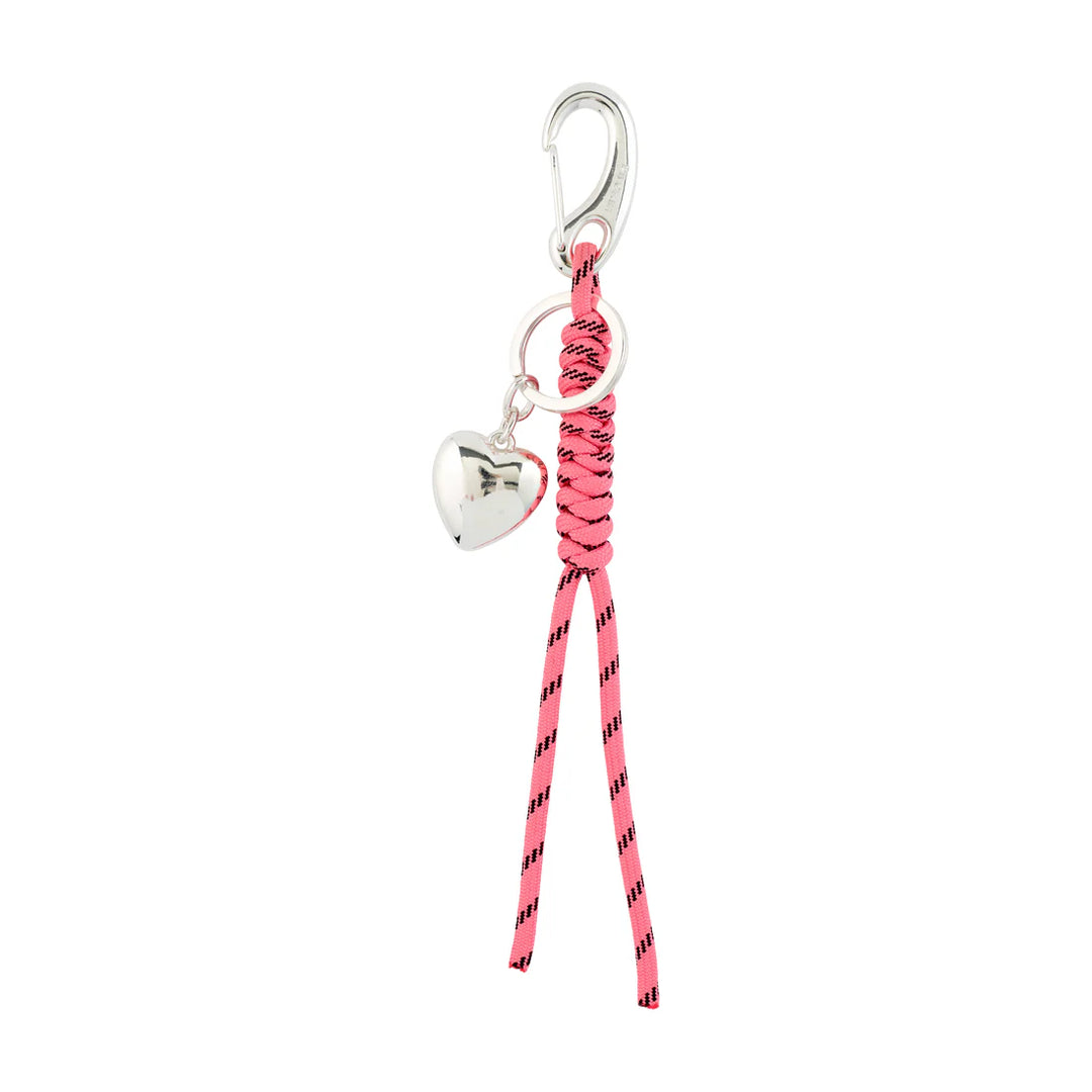 PILGRIM - AERUN KEY HANGER, PINK/SILVER-PLATED
- SILVER PLATED