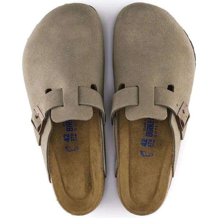 BIRKENSTOCK- WOMEN'S BOSTON SOFT FOOTBED SUEDE LEATHER