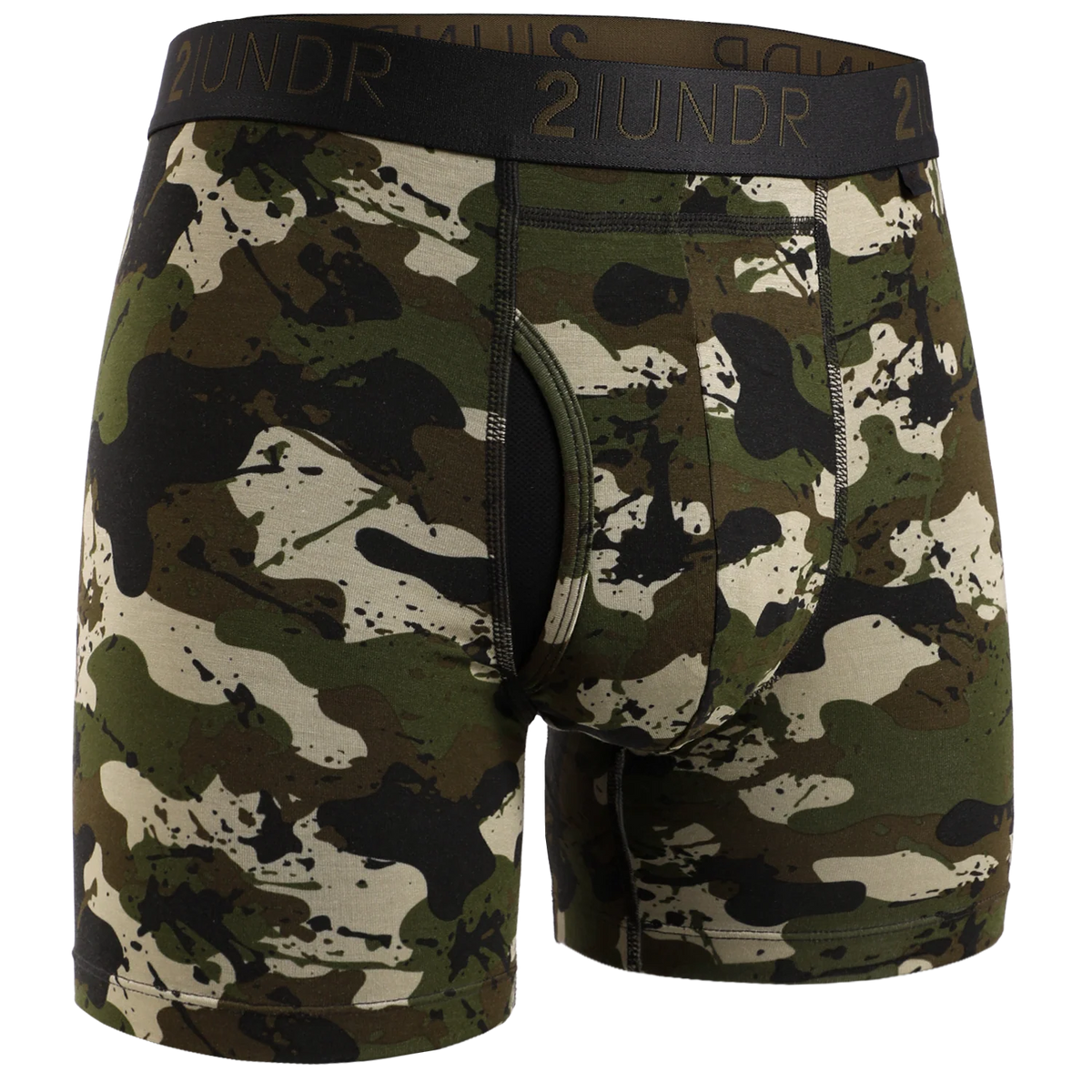 2UNDR - SWING SHIFT 6" BOXER BRIEF ARMY
