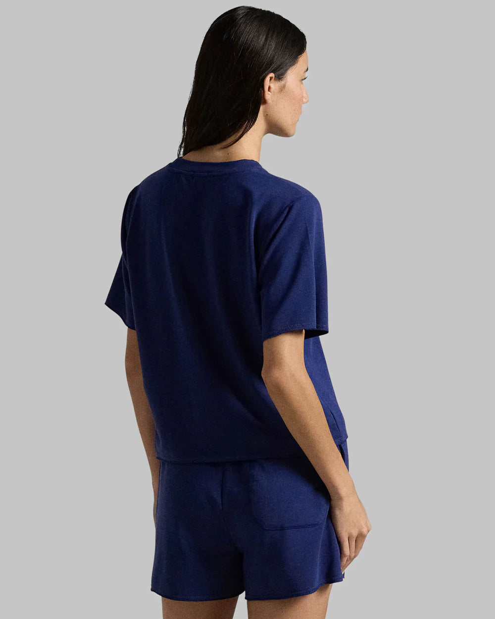 POLO RALPH LAUREN- WOMEN'S CLUB TERRY SHORT SLEEVE SHORT SET