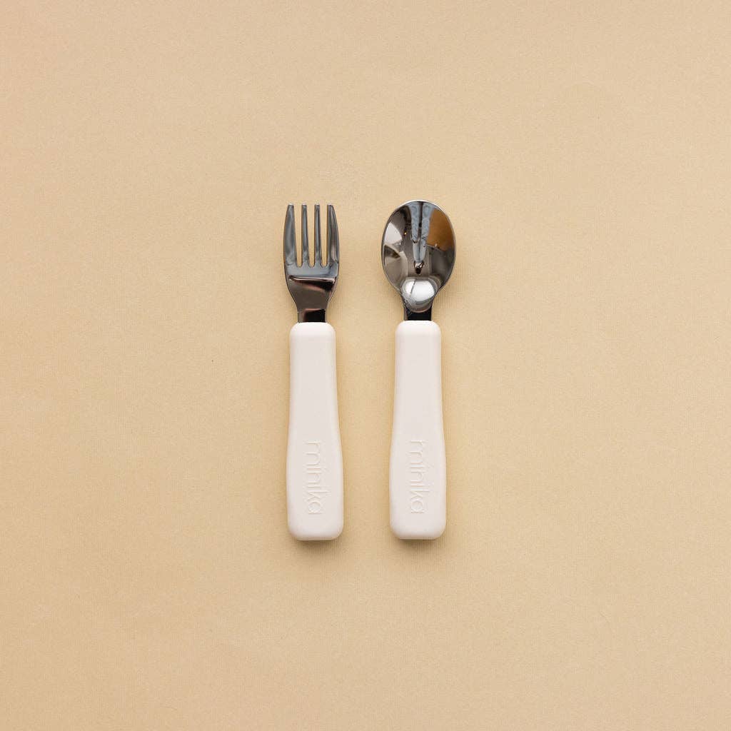 Fork and spoon set - Shell