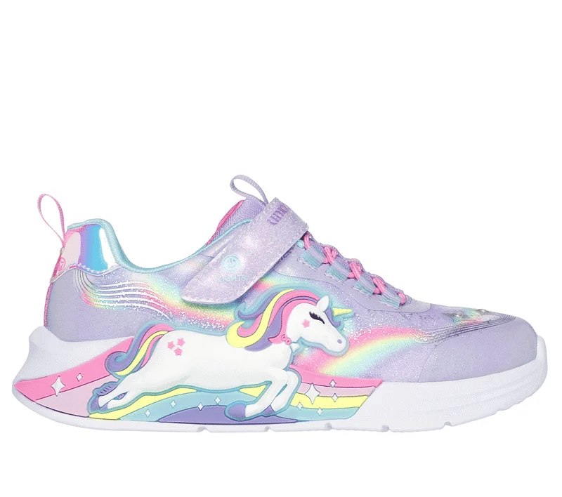 SKECHERS- KIDS S-LIGHTS: UNICORN CHASER SNEAKER