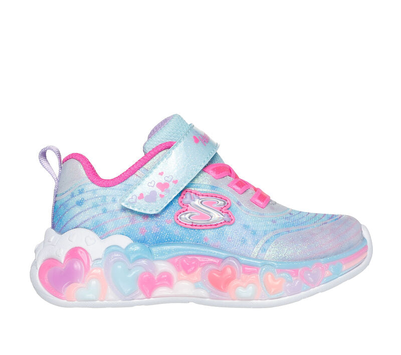 SKECHERS- LITTLE KIDS S-LIGHTS: ETERNAL HEART LIGHTS SNEAKER