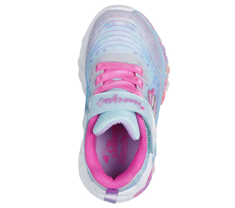 SKECHERS- LITTLE KIDS S-LIGHTS: ETERNAL HEART LIGHTS SNEAKER