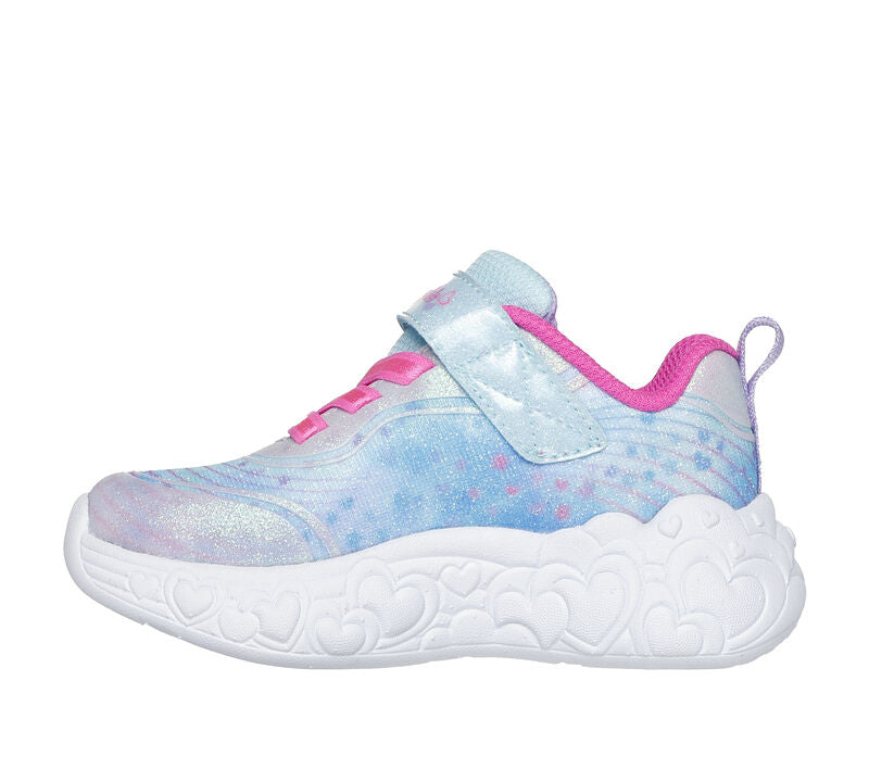 SKECHERS- LITTLE KIDS S-LIGHTS: ETERNAL HEART LIGHTS SNEAKER