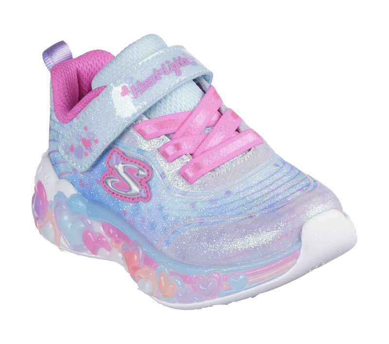 SKECHERS- LITTLE KIDS S-LIGHTS: ETERNAL HEART LIGHTS SNEAKER