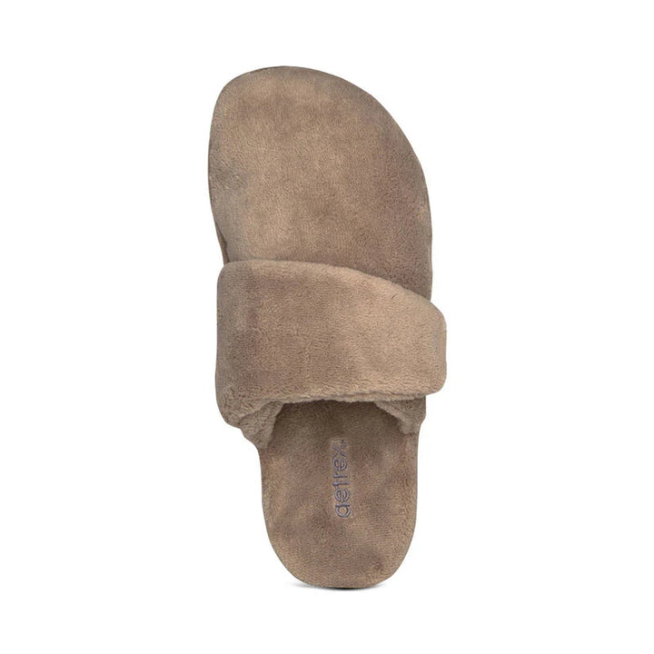 AETREX- WOMEN'S MANDY CLOSED TOE COFFEE SLIPPER
