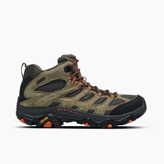 MERRELL- MEN'S MOAB 3 MID WP HIKING BOOT OLIVE