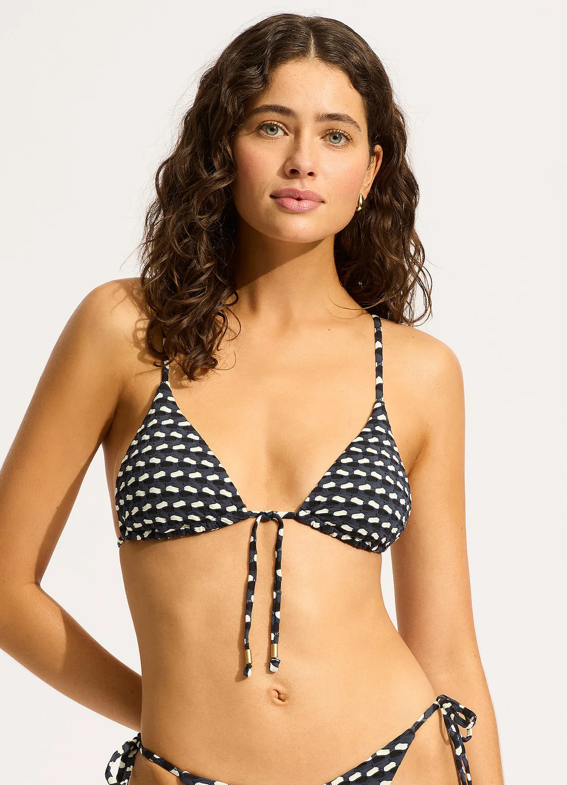 SEAFOLLY- WOMEN'S MALA SLIDE TRIANGLE BIKINI TOP