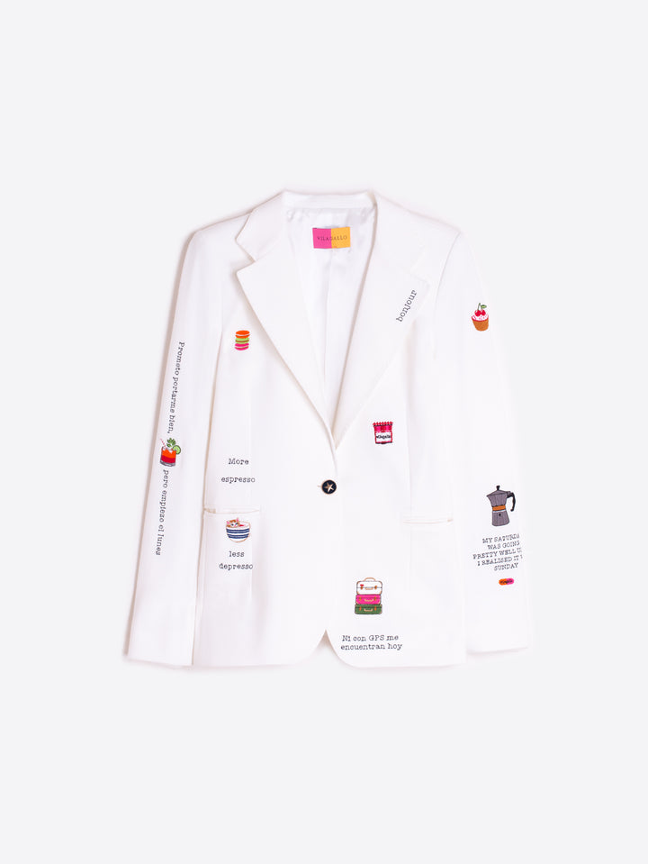 VILAGALLO - HELEN EMB JACKET