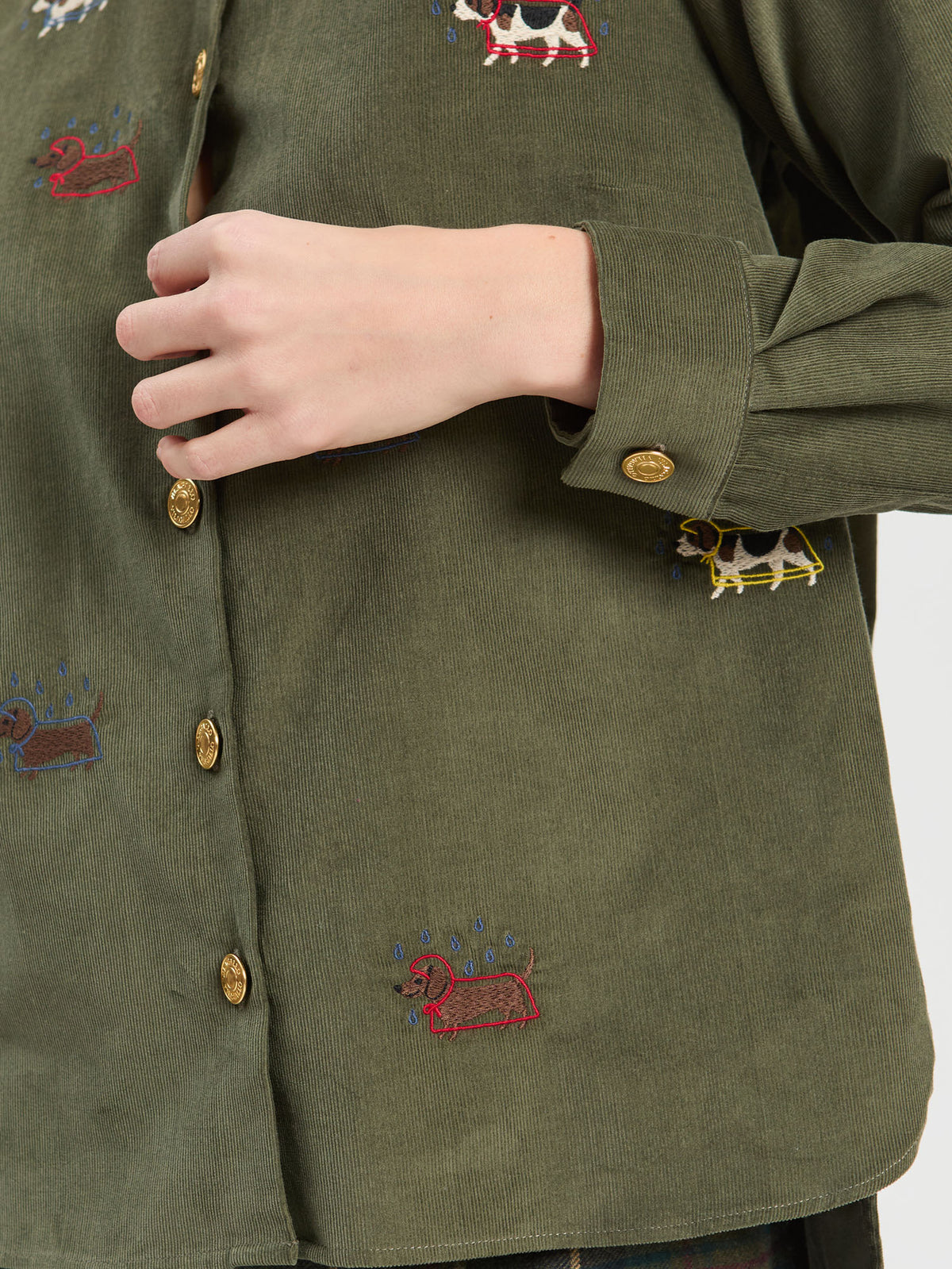 VILAGALLO - ANDY EMBROIDERED BLOUSE