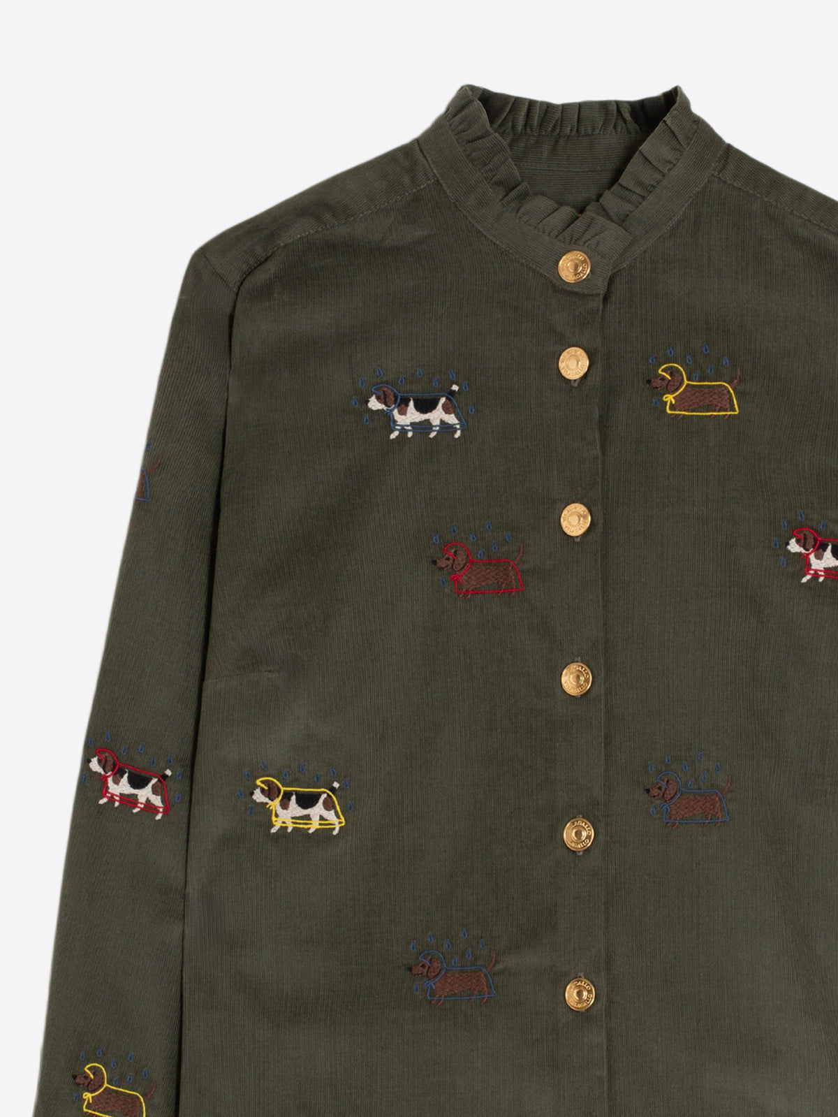 VILAGALLO - ANDY EMBROIDERED BLOUSE
