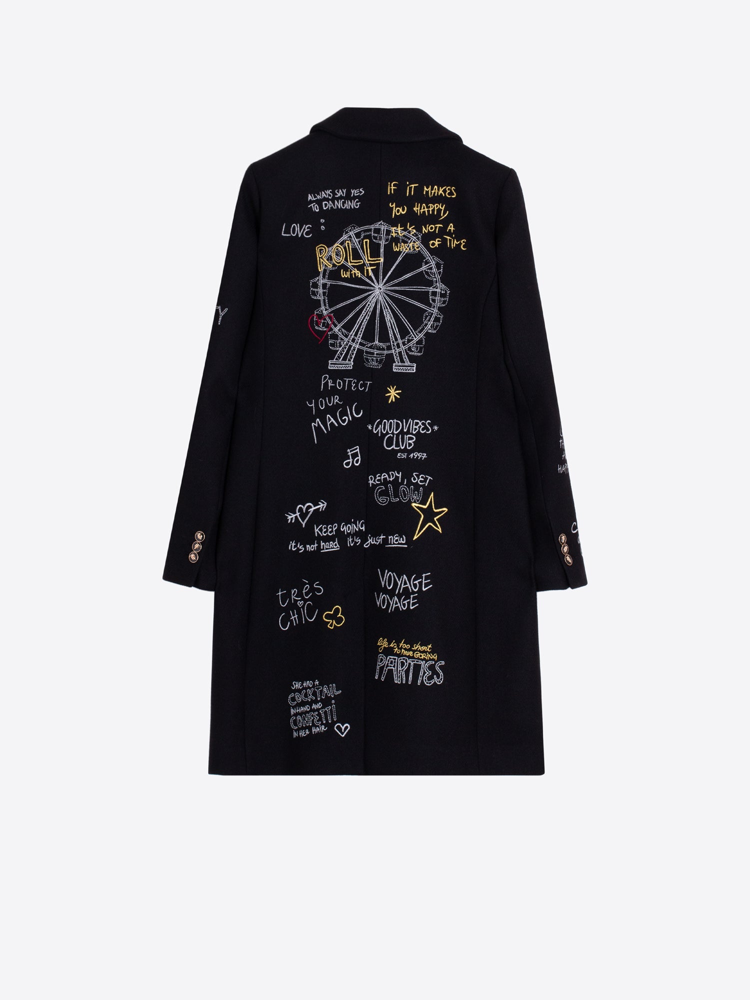 VILAGALLO - WOMEN'S LIANA EMB COAT