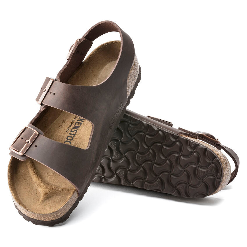 BIRKENSTOCK- MILANO OILED LEATHER SANDAL