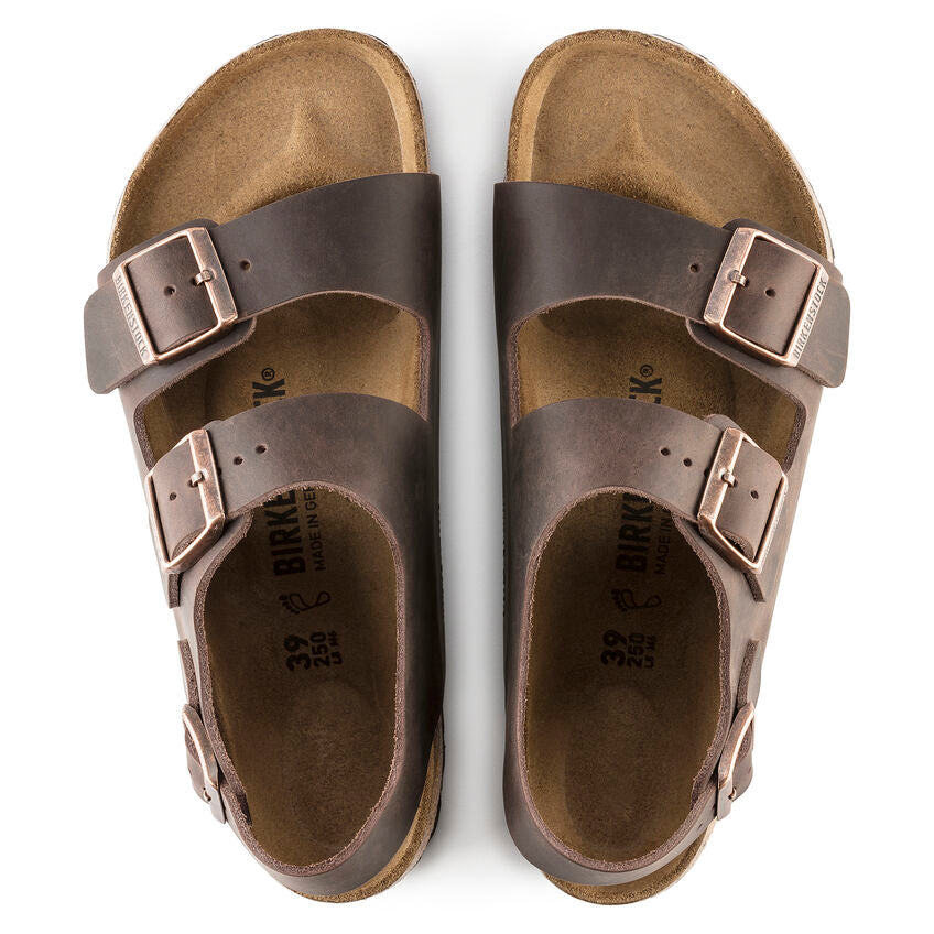 BIRKENSTOCK- MEN'S MILANO OILED LEATHER SANDAL