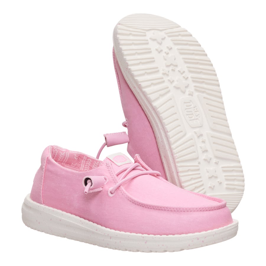 HEY DUDE - YOUTH GIRLS WENDY Y STRETCH CANVAS