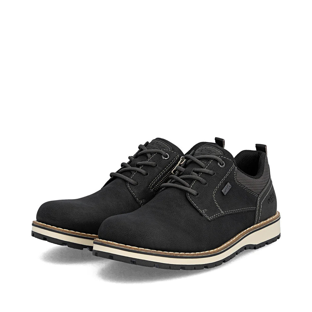RIEKER- MEN'S ZIPPER LACE SHOE 38406-00