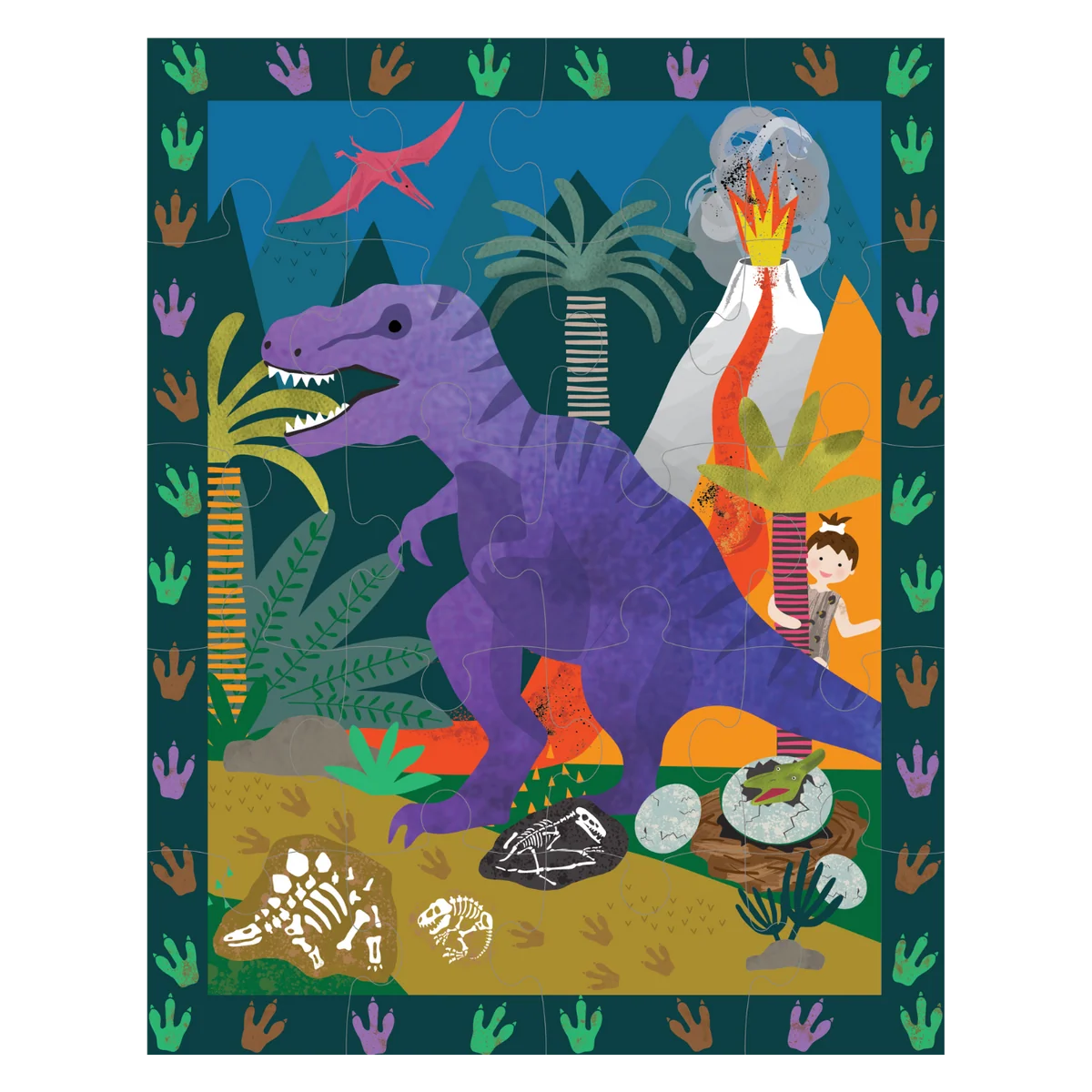 FLOSS & ROCK - DINO MAGNETIC MULTIPLAY