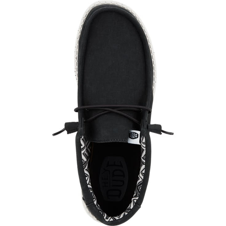 HEY DUDE - MEN'S WALLY STRETCH CANVAS WIDE