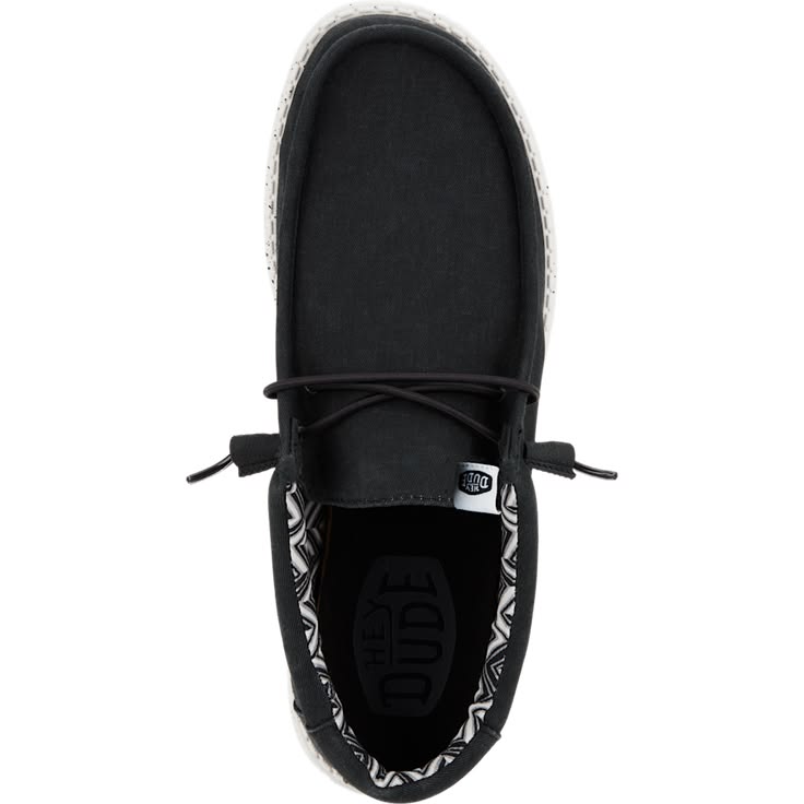 HEY DUDE - MEN'S WALLY STRETCH CANVAS WIDE