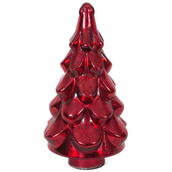 INDIA HOUSE- MERCURY RED CHRISTMAS TREE 6X12 