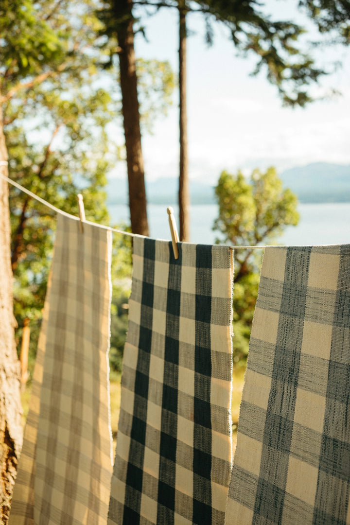 INDABA - GRACE GINGHAM TABLE RUNNER 108"L