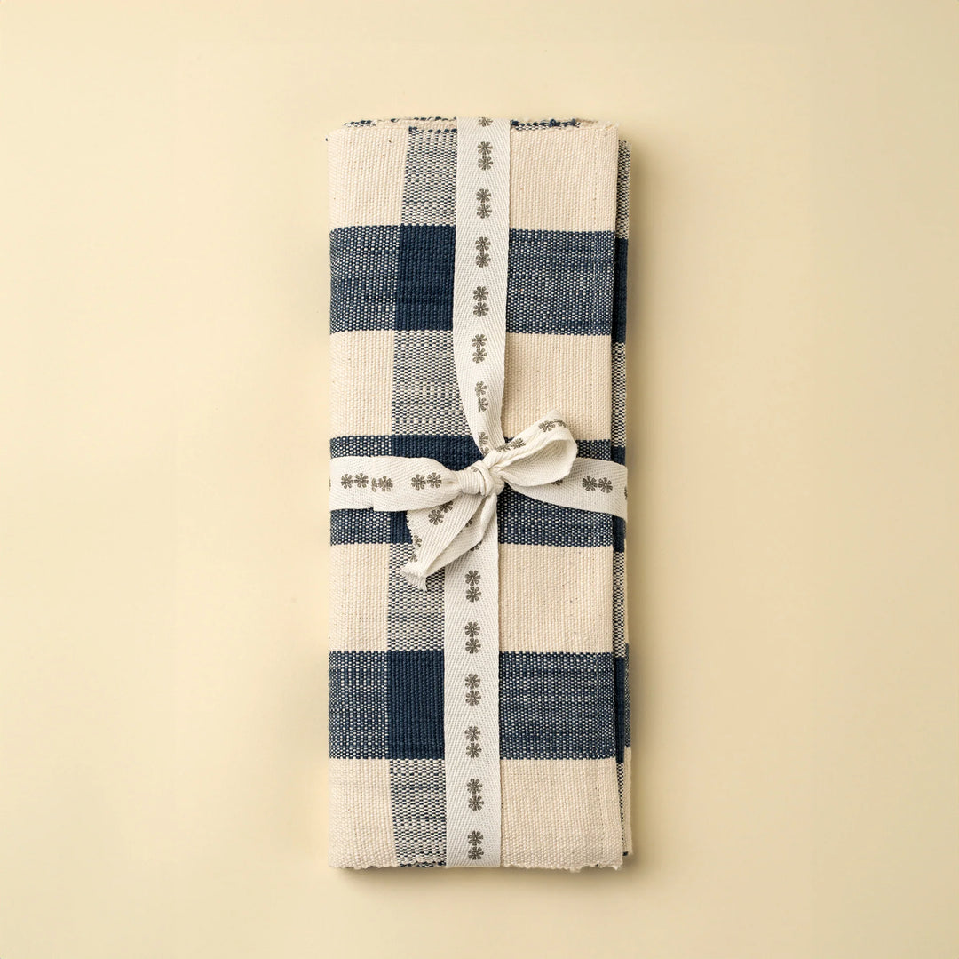 INDABA - GRACE GINGHAM TABLE RUNNER 108"L