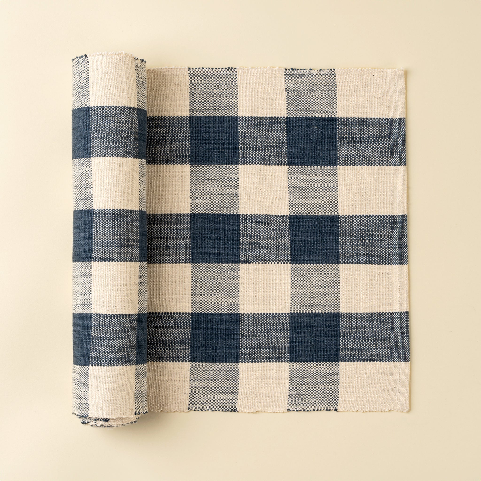 INDABA - GRACE GINGHAM TABLE RUNNER 108"L