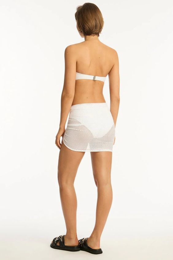 SEA LEVEL- WOMEN'S SURF MESH COVER UP SKIRT 