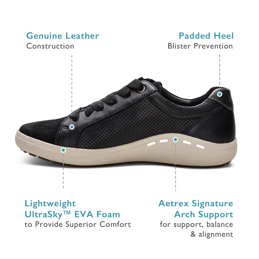 AETREX- WOMEN'S COURTNEY LACE-UP SNEAKER