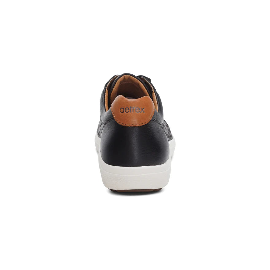 AETREX- WOMEN'S COURTNEY BLACK CUTOUT SNEAKER