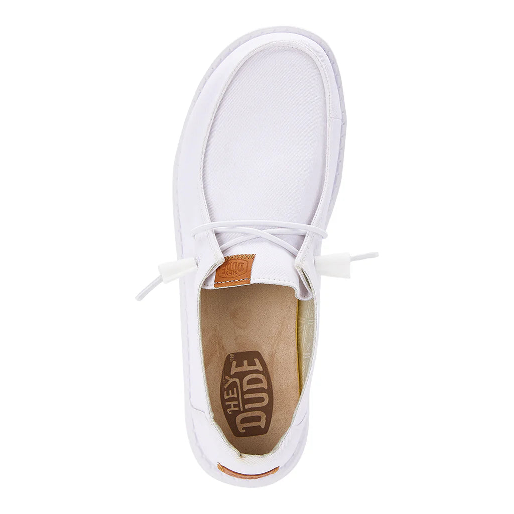 HEY DUDE- WOMEN'S WENDY STRETCH CANVAS SHOE