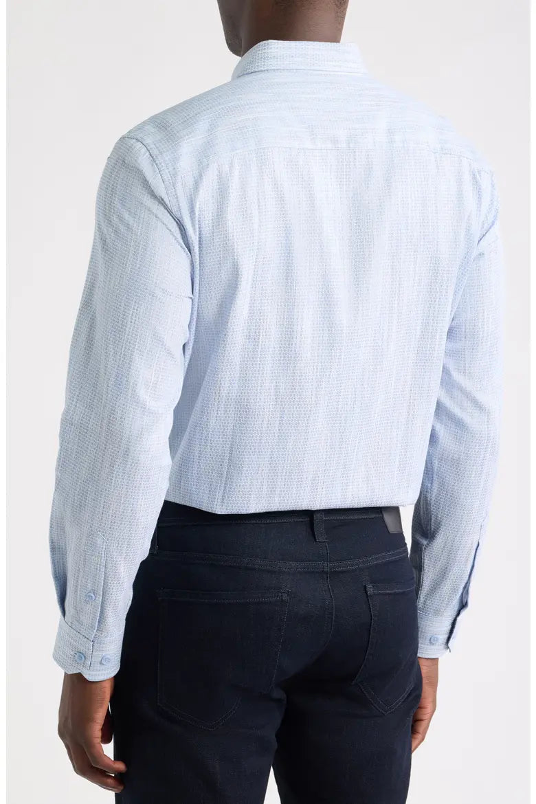 JOHNSTON & MURPHY - COLLIN JACQUARD SHIRT