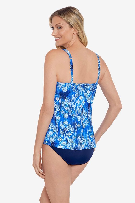 PENBROOKE- WOMEN'S  1PC FAUXKINI SWIMSUIT