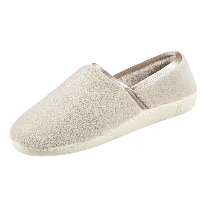 ISOTONER - WOMENS Microterry ContourStep® Espadrille Slippers