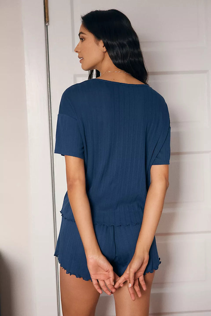 EBERJEY - WOMEN'S POINTELLE S/S TEE