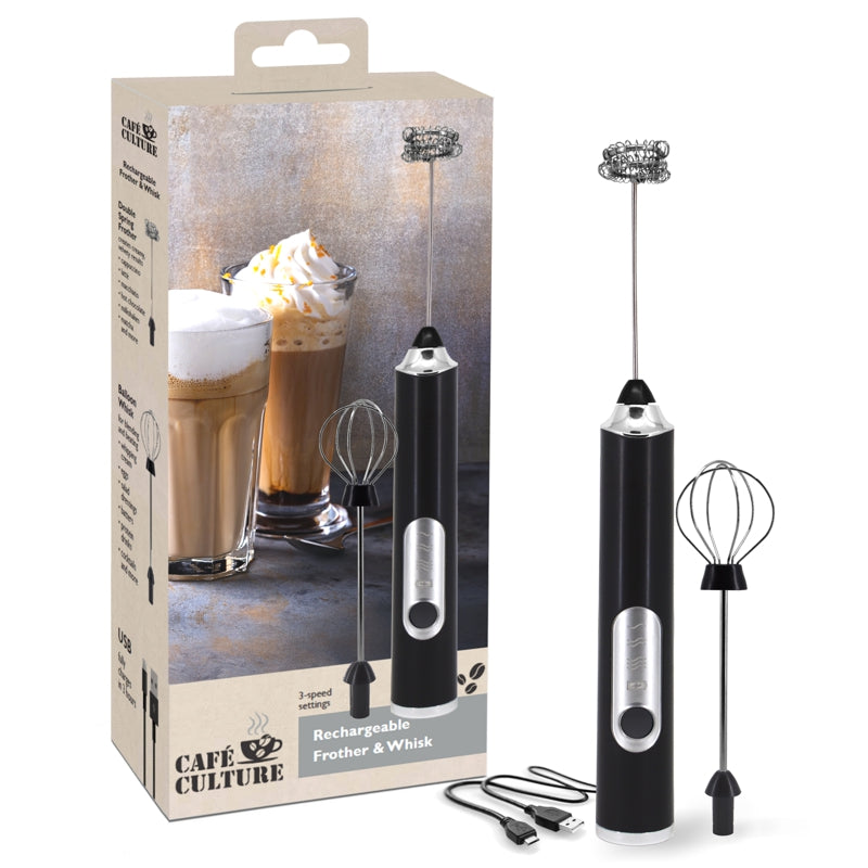 CAFE CULT - FROTHER & WHISK BLACK