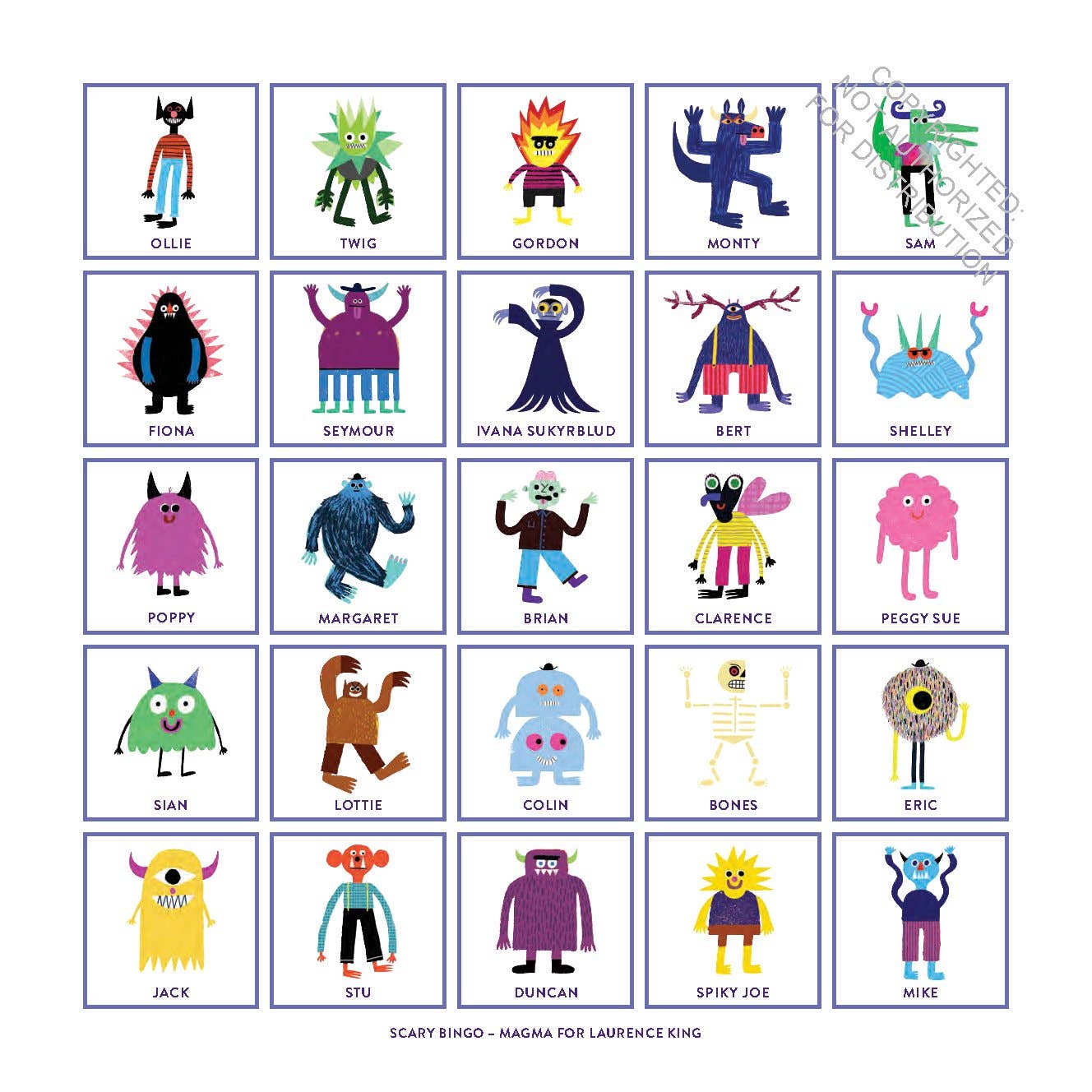 Scary Bingo