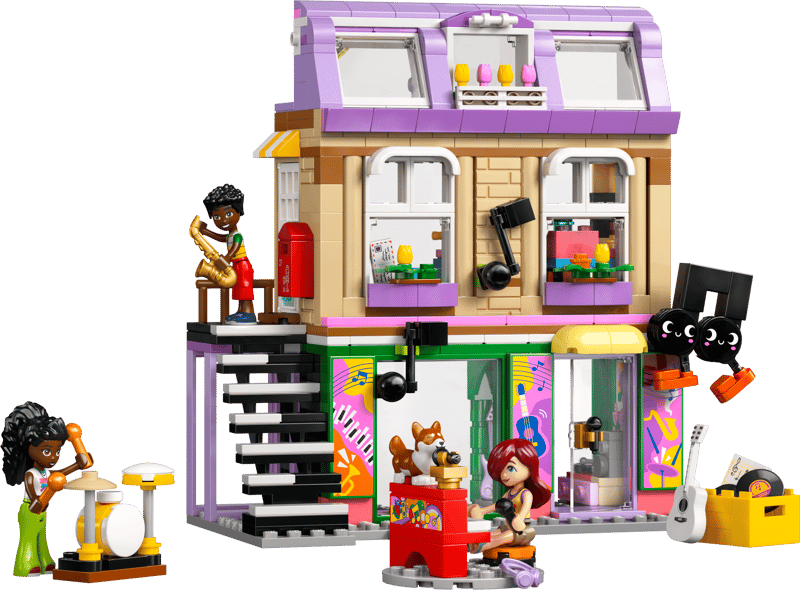 LEGO - 42653 - FRIENDS - MUSIC STORE & APARTMENT - 483PCS - F25
