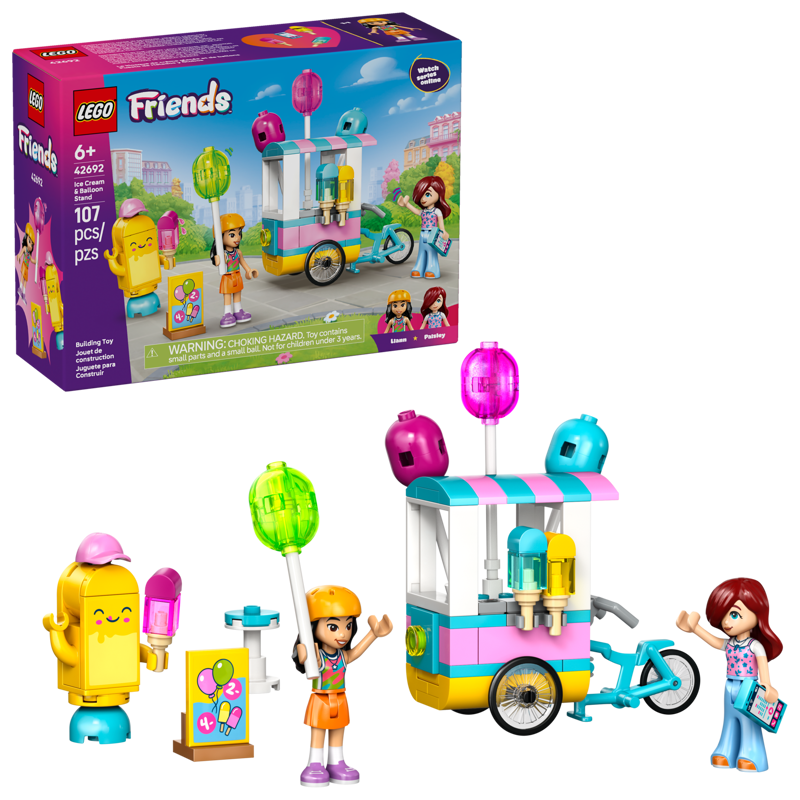 LEGO - FRIENDS ICE CREAM & BALLOON STAND 107PCS
