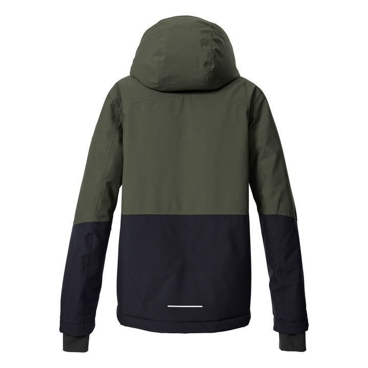Killtec Giacca da sci da ragazzo con cappuccio e paraneve KSW 192 BYS SKI JCKT, blu scuro/cielo blu/nero blu, 116, 43475-000 Killtec Giacca da sci da ragazzo con cappuccio e paraneve KSW 192 BYS SKI JCKT, blu scuro/cielo blu/nero blu, 116, 43475-000