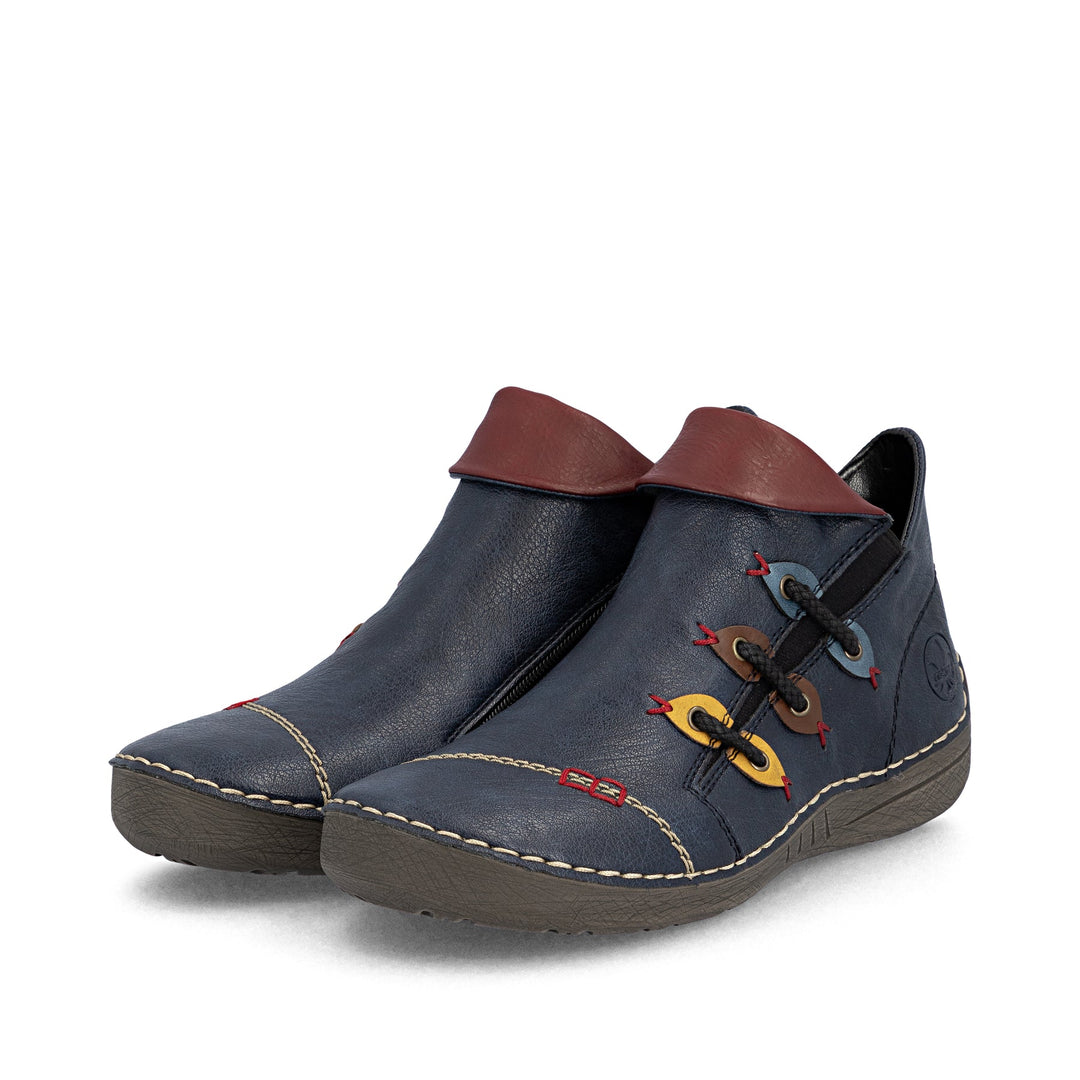 RIEKER- WOMEN'S ZIP BOOT 72581-14