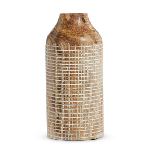 RAZ IMPORTS- WOODEN VASE