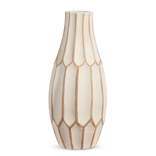 RAZ IMPORT- 14.75" HONEYCOMB VASE