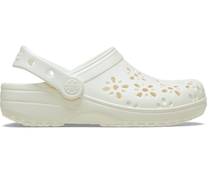 CROCS- KIDS FLORAL CUT-OUT CLOG
