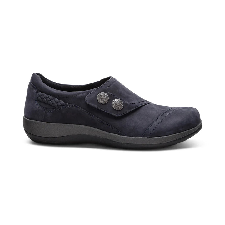 AETREX- WOMEN'S KARINA MONK STRAP NAVY SHOE