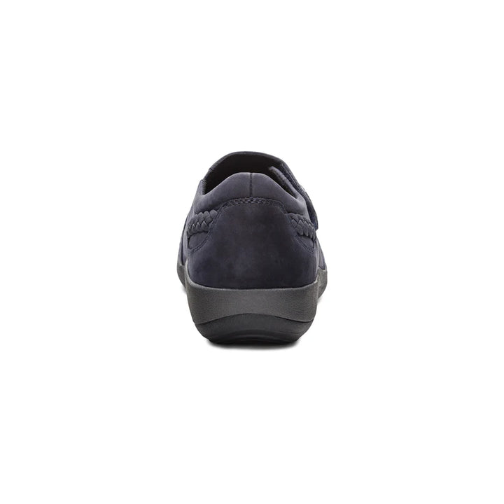 AETREX- WOMEN'S KARINA MONK STRAP NAVY SHOE