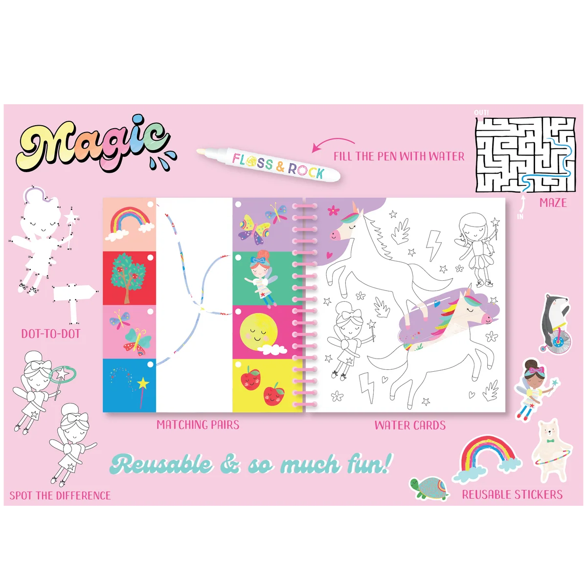 FLOSS & ROCK - WATER MULTI RAINBOW FAIRY