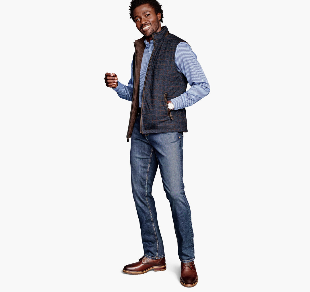 JOHNSTON & MURPHY - MENS Upton Reversible Vest 49-3266